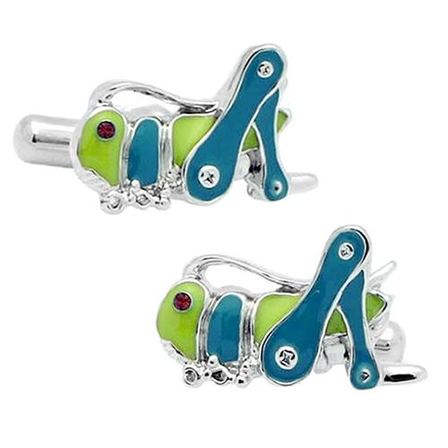 SWANK スワンク カフス ネクタイピン セット グリーン バッタ カフスボタン カフリンクス タイバー タイクリップ |  | 01