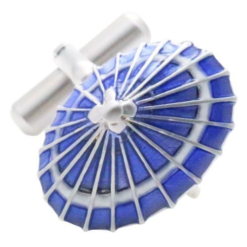 カフスボタン 和傘 番傘 パープル カフス カフリンクス メンズアクセサリー |  | 02