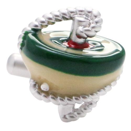 カフスボタン 駒 グリーン カフス カフリンクス メンズアクセサリー |  | 02