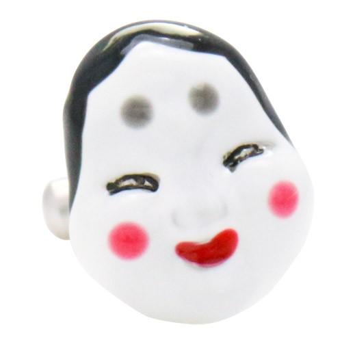 カフスボタン おかめ おたふく カフス カフリンクス メンズアクセサリー |  | 02