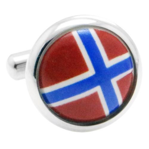 カフスボタン ノルウェー 国旗 カフス カフリンクス メンズアクセサリー |  | 01