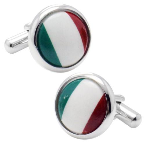 カフスボタン イタリア 国旗 カフス カフリンクス メンズアクセサリー |  | 02
