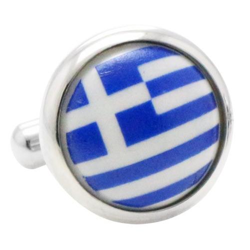 カフスボタン ギリシャ 国旗 カフス カフリンクス メンズアクセサリー |  | 01