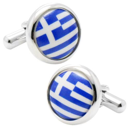 カフスボタン ギリシャ 国旗 カフス カフリンクス メンズアクセサリー |  | 02