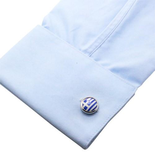 カフスボタン ギリシャ 国旗 カフス カフリンクス メンズアクセサリー |  | 03