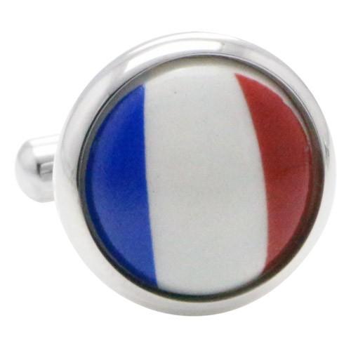 カフスボタン フランス 国旗 カフス カフリンクス メンズアクセサリー |  | 01