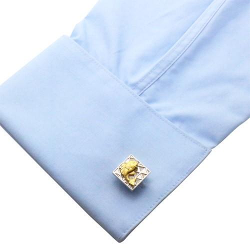 カフスボタン 鯛 鯉 ゴールド カフス カフリンクス メンズアクセサリー |  | 03