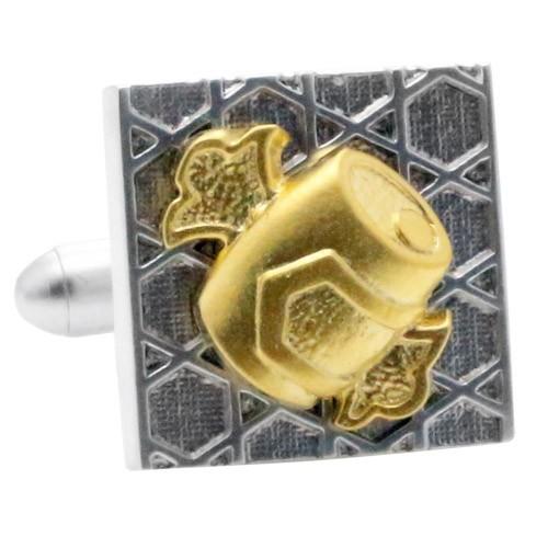 カフスボタン 小槌 ゴールド カフス カフリンクス メンズアクセサリー |  | 01