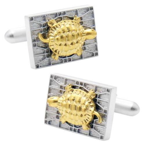 カフスボタン 亀 ゴールド カフス カフリンクス メンズアクセサリー |  | 02