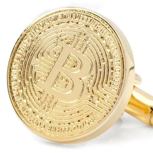 カフス カフスボタン ゴールド 仮想通貨 ビットコイン カフリンクス |  | 02