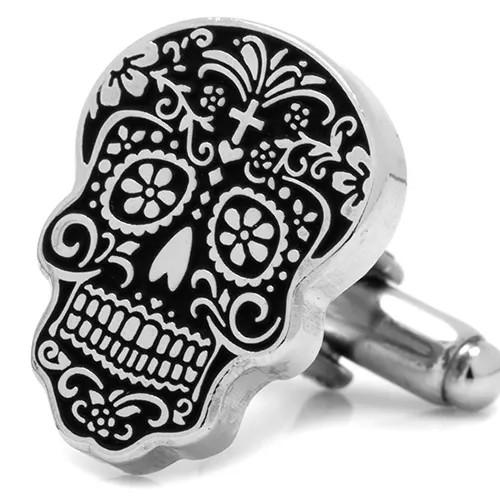 カフス カフスボタン スカル 骸骨 シルバー DAY OF THE DEAD カフリンクス |  | 02
