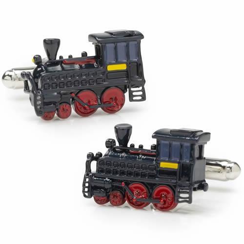 ALTR/EGO カフスボタン カフス 3D 蒸気機関車 汽車 列車 カフリンクス | 