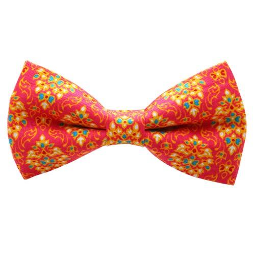 蝶ネクタイ ピンク アジアンフラワー The Chonabod オリジナル ボウタイ |  | 01