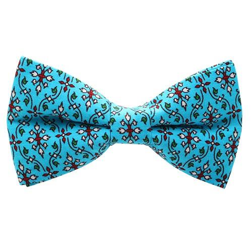 蝶ネクタイ ブルー アジアンフラワー The Chonabod オリジナル ボウタイ |  | 01