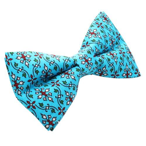 蝶ネクタイ ブルー アジアンフラワー The Chonabod オリジナル ボウタイ |  | 02