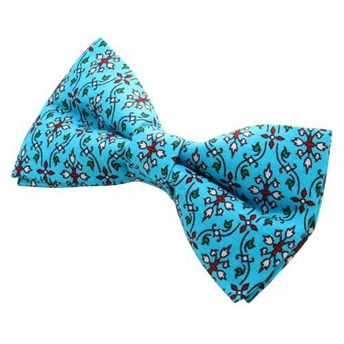 蝶ネクタイ ブルー アジアンフラワー The Chonabod オリジナル ボウタイ |  | 03