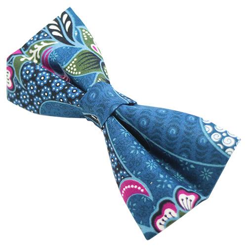 蝶ネクタイ トロピカル ブルー アジアンフラワー The Chonabod オリジナル ボウタイ |  | 02