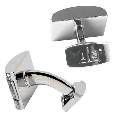 TATEOSSIAN（タテオシアン） カーボンファイバーーDシェイブカフス カフス タテオシアン カーボンファイバー Dシェイプ グレー