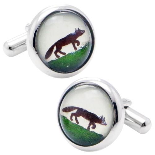 カフスボタン ビンテージ キツネ オオカミ カフス カフリンクス メンズアクセサリー |  | 01
