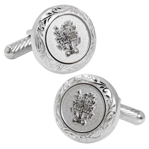 ダックス DAKS カフスボタン ネクタイピン セット シルバー ラウンド 紋章 カフス カフリンクス タイバー タイクリップ |  | 03