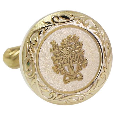 ダックス DAKS カフスボタン ネクタイピン セット ゴールド ラウンド 紋章 カフス カフリンクス タイバー タイクリップ |  | 02