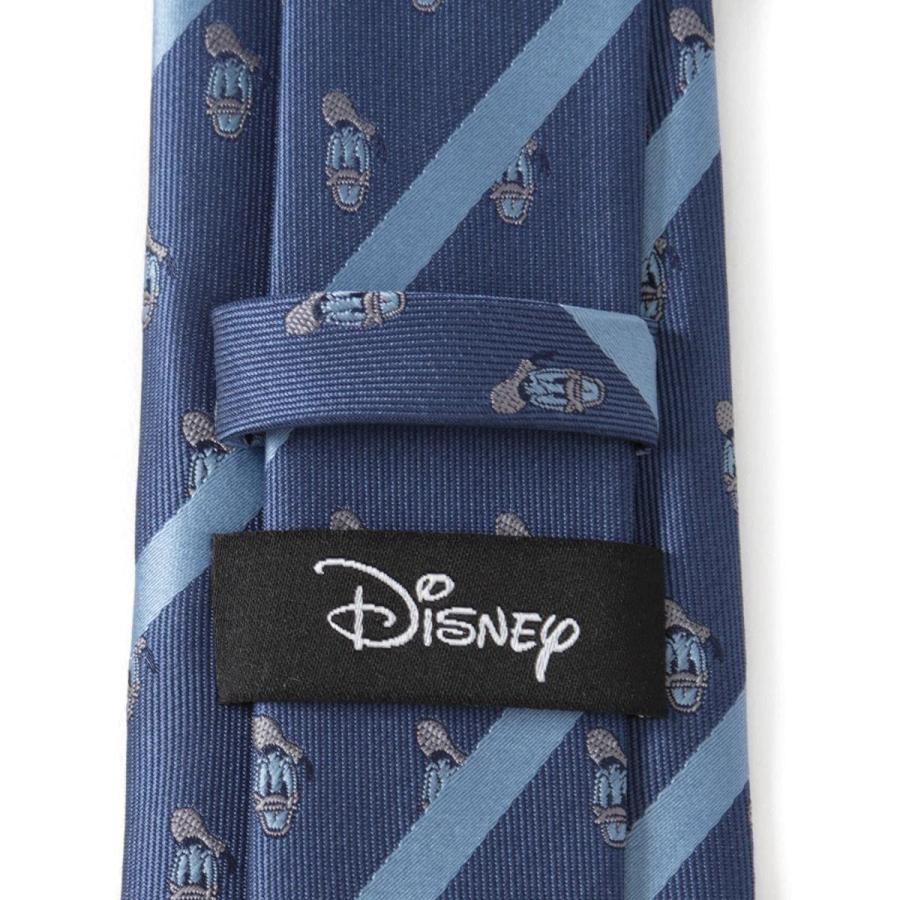 ディズニー ドナルドダック ストライプ ブルー ネクタイ Disney
