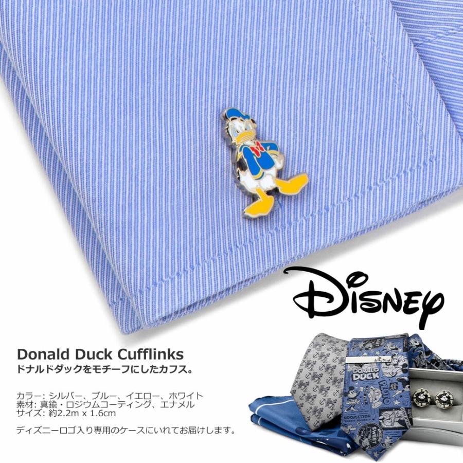 ディズニー カフス カフスボタン ドナルド ドナルドダック Disney