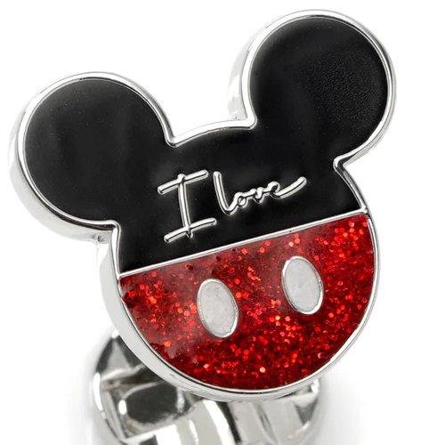 ディズニー カフス カフスボタン ミッキー ミニー I Love Us Disney