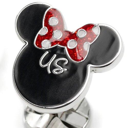 ディズニー カフス カフスボタン ミッキー ミニー I Love Us Disney