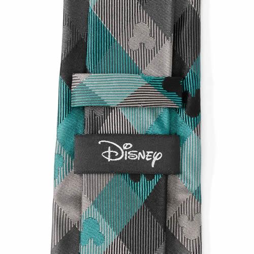 ディズニー ミッキー シルエット ティール プレイド ネクタイ Disney_4