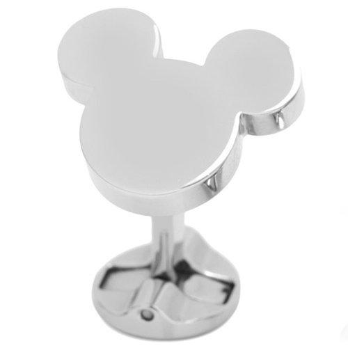 ディズニー ミッキー カフス カフスボタン ミッキーマウス ステンレススチール シルエット Disney カフリンクスの画像