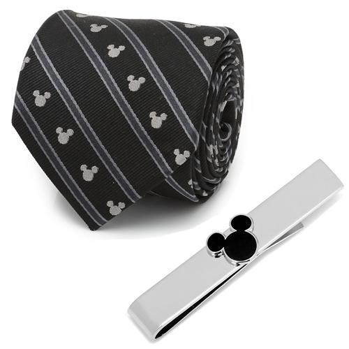 ディズニー ミッキー ネクタイ ネクタイピン セット ストライプ ブラック Disney タイクリップ タイバー Dn Tieset 03 カフス ボタン 蝶ネクタイのcuff 通販 Yahoo ショッピング