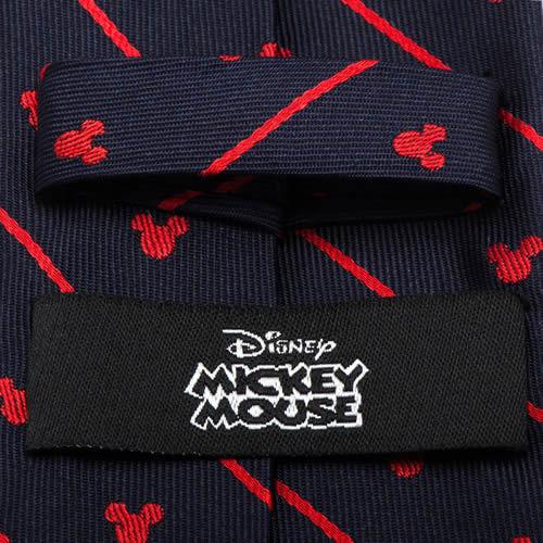 ディズニー ミッキー ネクタイ ネクタイピン セット ネイビー