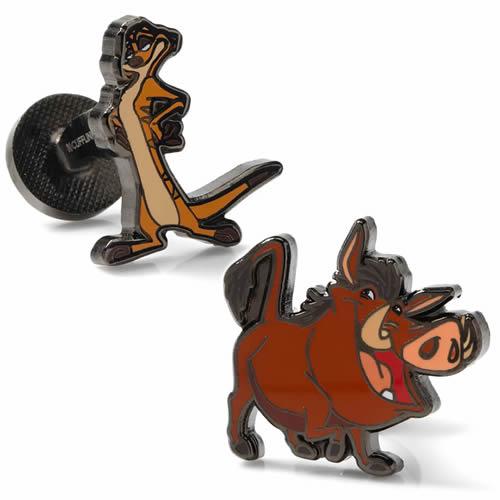 ディズニー カフス カフスボタン ライオンキング ティモン プンバァ Disney カフリンクス | 