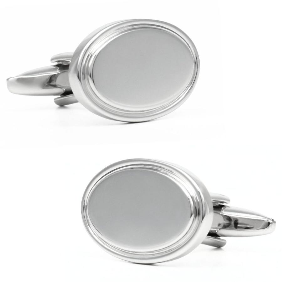 elizabeth parker エリザベスパーカー シルバー クラシック オーバル カフス カフスボタン カフリンクス |  | 01