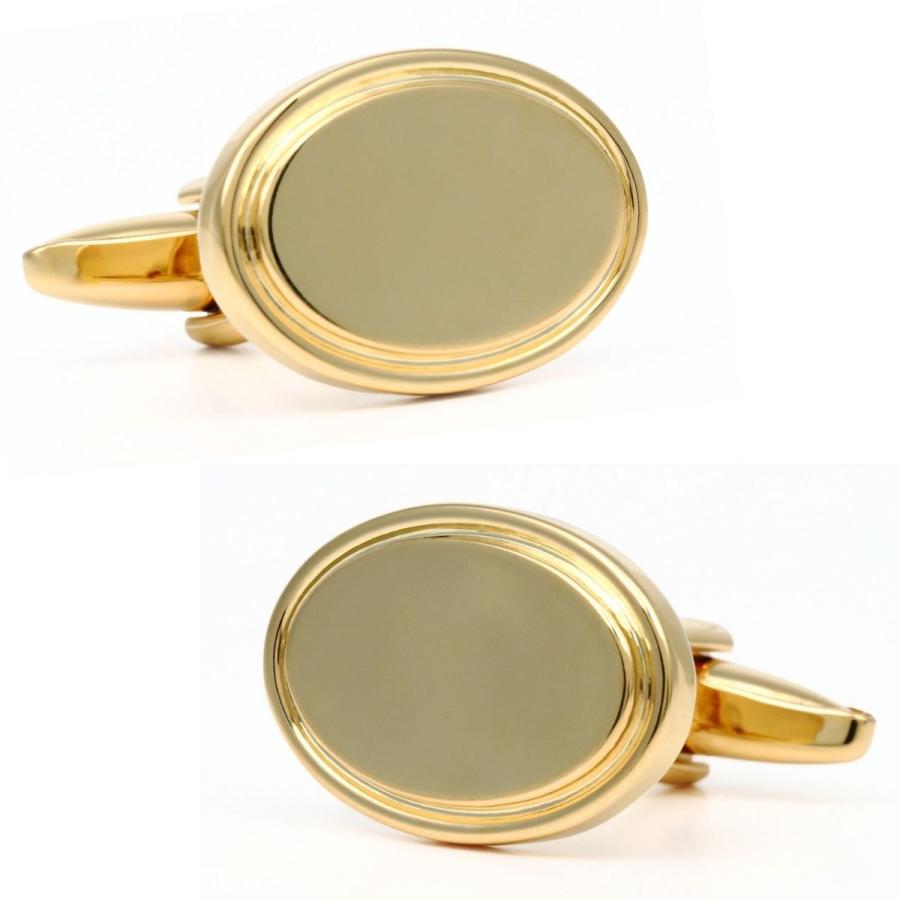 elizabeth parker エリザベスパーカー ゴールド クラシック オーバル カフス カフスボタン カフリンクス |  | 01
