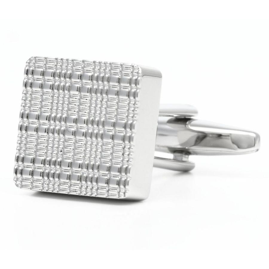 elizabeth parker エリザベスパーカー シルバー コンパクト チェック カフス カフスボタン カフリンクス |  | 03