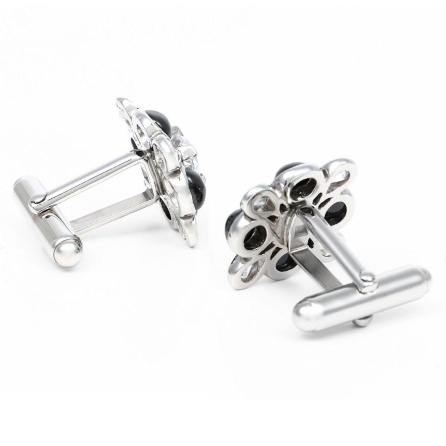 elizabeth parker エリザベスパーカー フラワー クリスタル カフス カフスボタン カフリンクス |  | 04