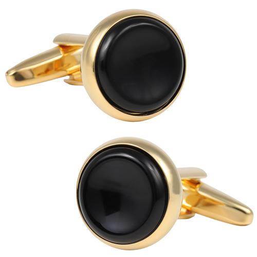 elizabeth parker エリザベスパーカー ゴールド オニキス カフス カフスボタン カフリンクス |  | 01