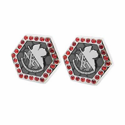 エヴァンゲリオン ボタンカバー NERV ロゴ 2個セット ヱヴァンゲリヲン × SWANK スワンク メンズアクセサリー |  | 01