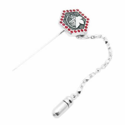 エヴァンゲリオン ラベルピン ピンズ NERV ロゴ ヱヴァンゲリヲン × SWANK スワンク メンズアクセサリー |  | 01