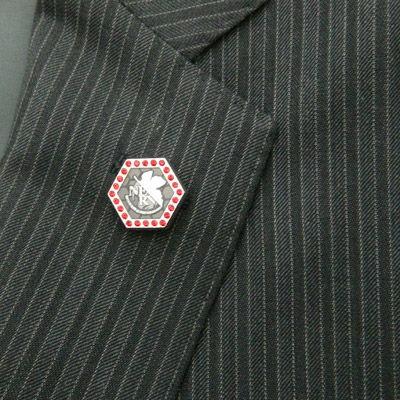 エヴァンゲリオン ピンズ ラペルピン NERV ロゴ ヱヴァンゲリヲン × SWANK スワンク メンズアクセサリー |  | 02