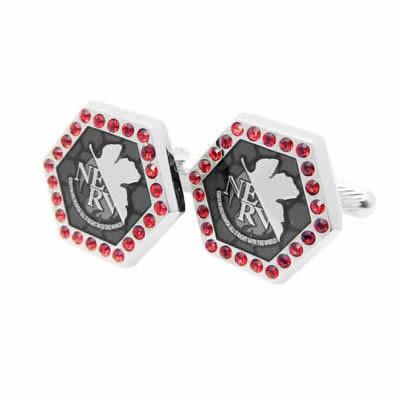 エヴァンゲリオン × SWANK NERV ロゴ カフスボタン NERV Ver.2