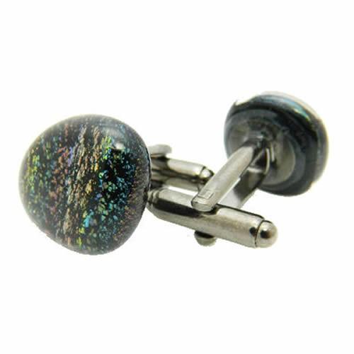 カフス カフスボタン ガラス オリジナル 手作り Ground Rainbow カフリンクス Glas041 カフス ボタン 蝶ネクタイのcuff 通販 Yahoo ショッピング