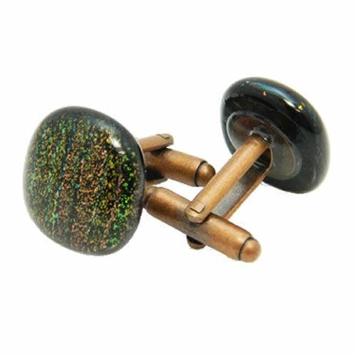 カフス カフスボタン ガラス オリジナル 手作り Apple shower カフリンクス |  | 03