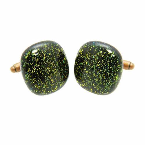 カフス カフスボタン ガラス オリジナル 手作り Golden Barley Field カフリンクス |  | 02