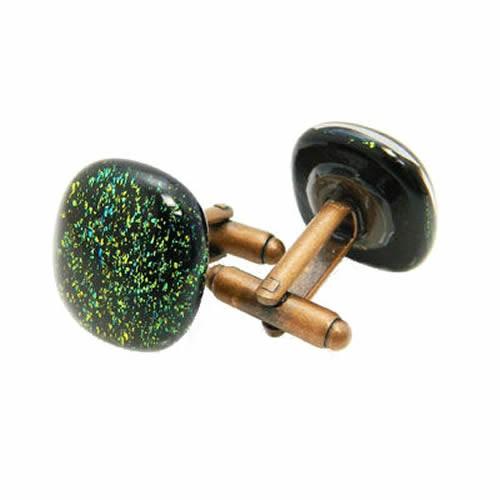 カフス カフスボタン ガラス オリジナル 手作り Golden Barley Field カフリンクス |  | 03