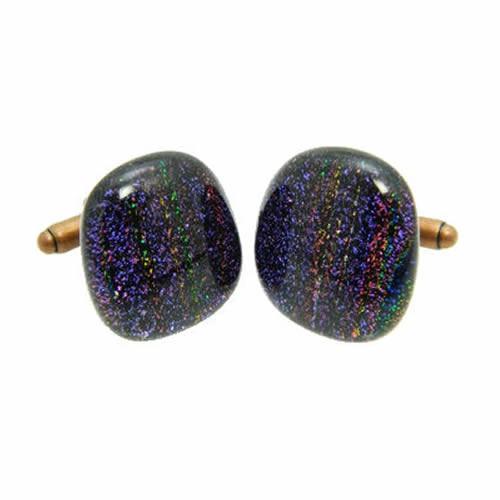 カフス カフスボタン ガラス オリジナル 手作り Purple Hearts カフリンクス |  | 02