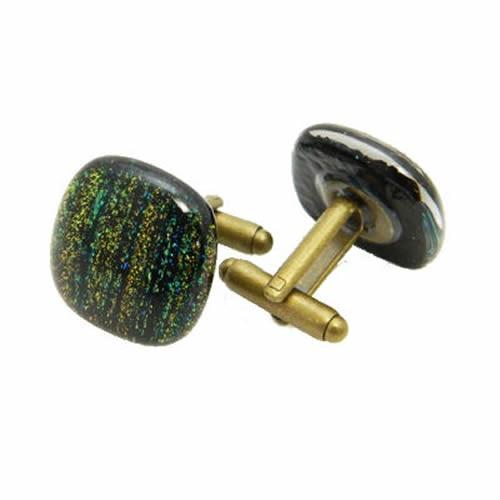 カフス カフスボタン ガラス オリジナル 手作り Apple shower カフリンクス |  | 03