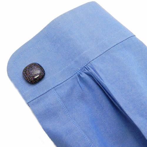 カフス カフスボタン ガラス オリジナル 手作り Disco Purple ディスコパープル カフリンクス |  | 05